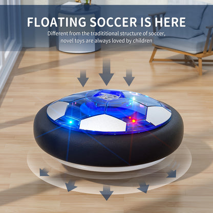 Newest Rechargeable LED Light-Up Hover Soccer Ball – Air Floating, Foam Bumper, Durable Fun Gift for Boys and Girls