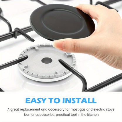 4 Piece Range Burner Covers - Gas Stove Replacement Parts for Portable Cooktops