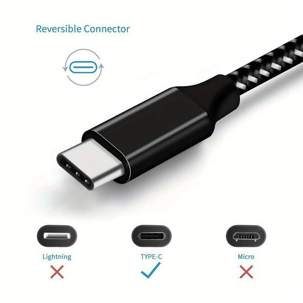 Buy 1 Get 1 Free - 2 Pcs Fast Charger Kit with 10FT USB-C Cable - Compatible with Samsung Galaxy S21, S20, A51, A14, A13 5G, A12 Phones