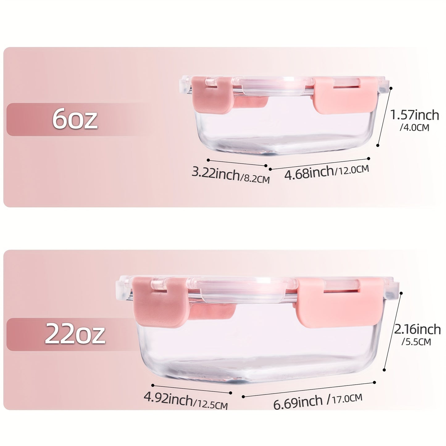 24-Piece Borosilicate Glass Food Storage Containers – 12 Lids and 12 Bowls with Airtight Lids, Microwave and Dishwasher Safe, Ideal for Meal Prep and Lunches