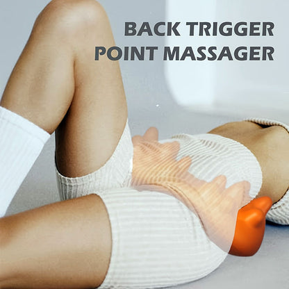 Sciatica Pain Relief Massage Roller – Deep Tissue Myofascial Release Tool with 14 Trigger Points for Back, Glutes, Hip, and Shoulders