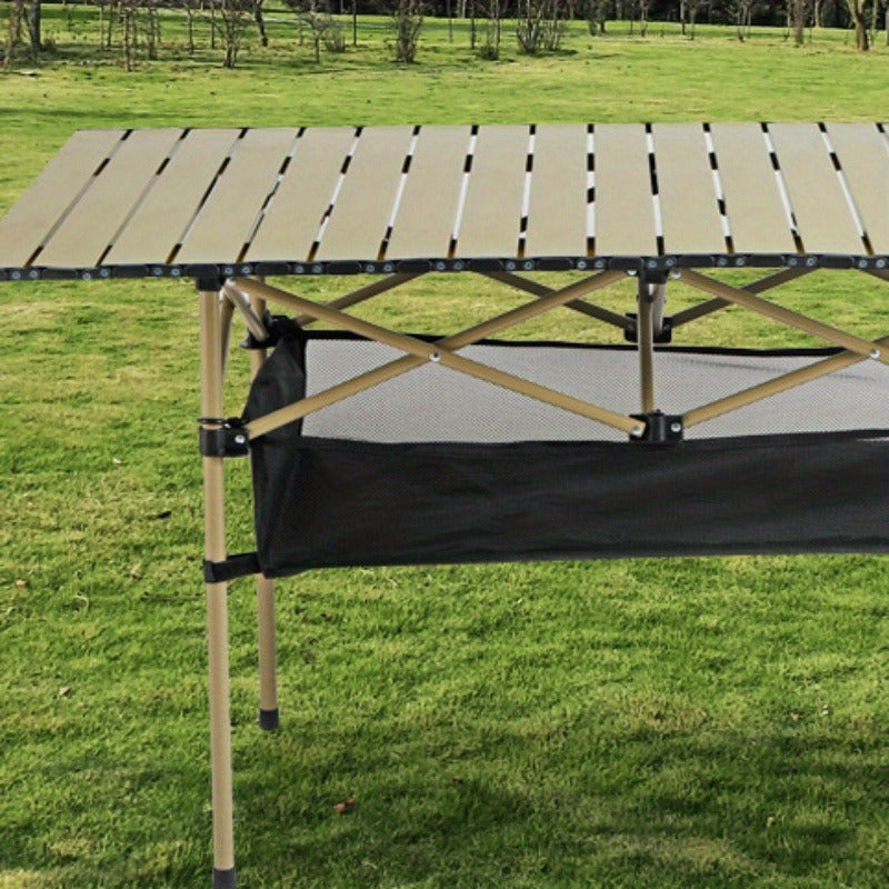 Heavy-Duty Portable Folding Table – 300 lb Load Bearing, Detachable Net – All-Purpose Outdoor & Sports Use – Compact, Space-Saving, Easy Setup, Durable, Waterproof – Carrying Bag Included