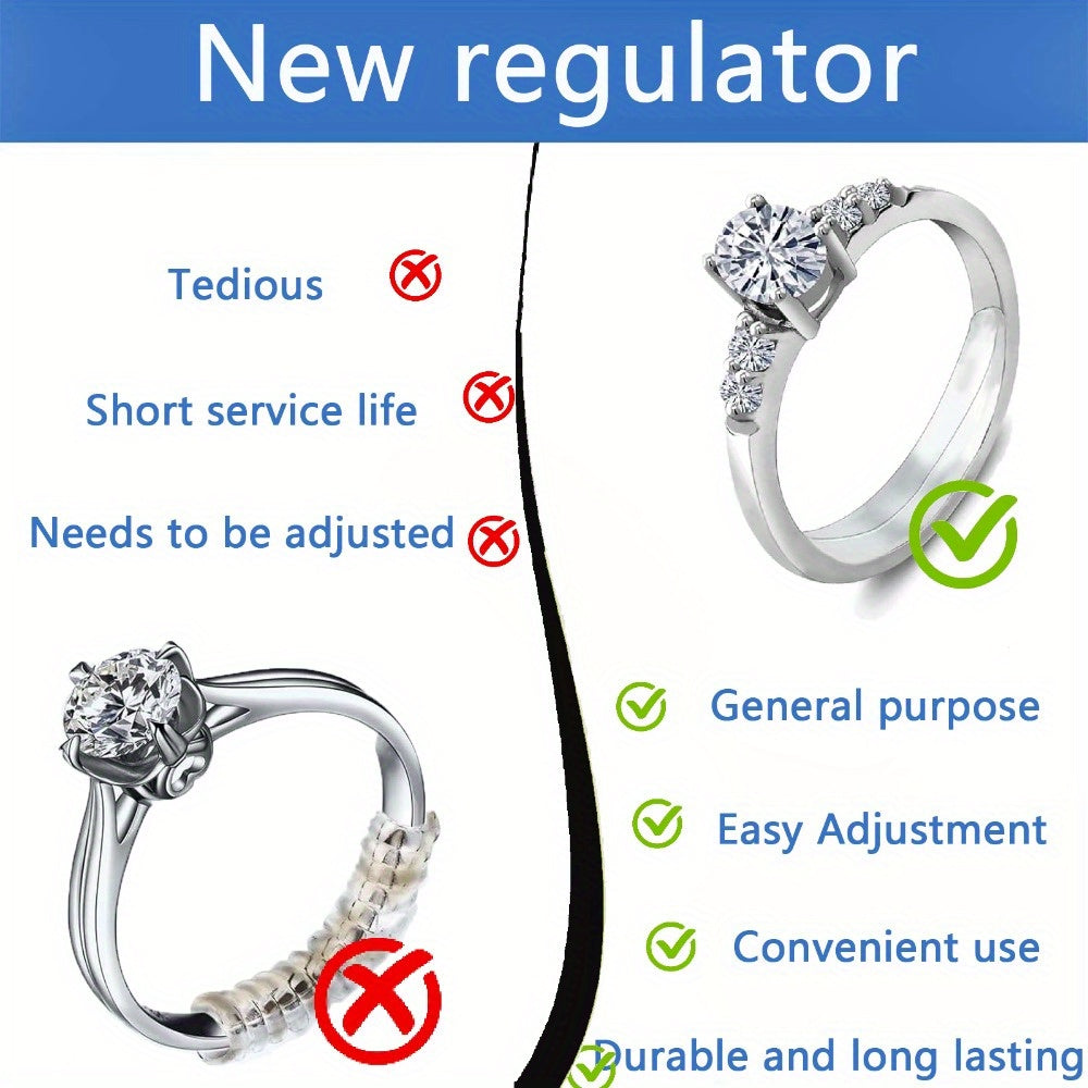 Invisible Ring Guards – Eco Friendly Ring Sizer Adjuster for Loose Rings, Fits All Sizes, for Women & Men