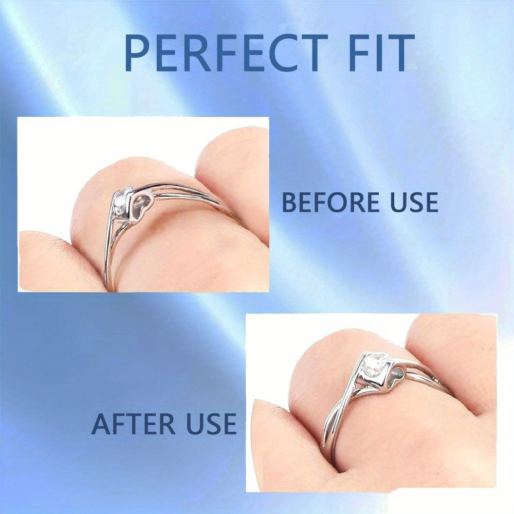 Invisible Ring Guards – Eco Friendly Ring Sizer Adjuster for Loose Rings, Fits All Sizes, for Women & Men