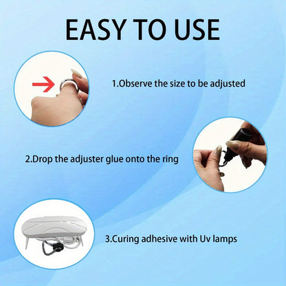 Invisible Ring Guards – Eco Friendly Ring Sizer Adjuster for Loose Rings, Fits All Sizes, for Women & Men