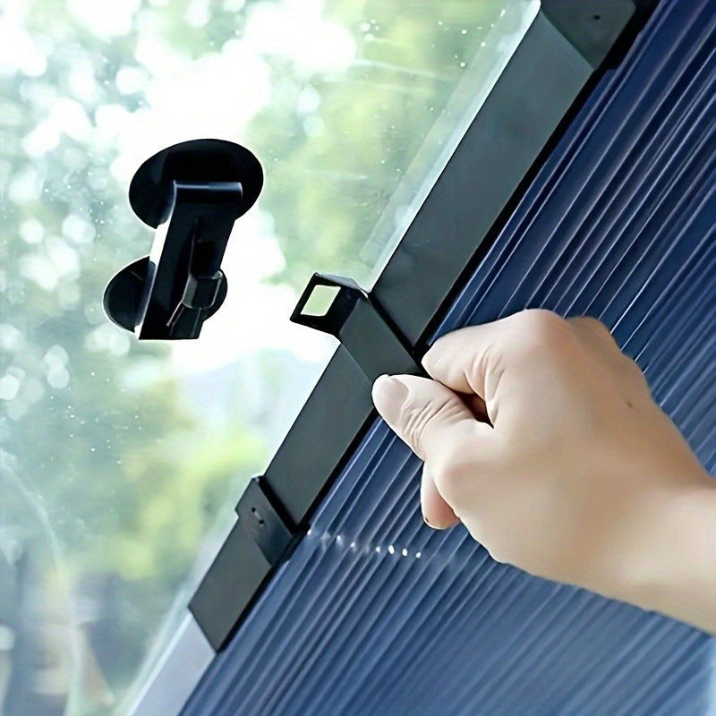 Easy-Install 18.1" Auto-Fold Car Sunshade – Ultimate UV Protection & Heat Insulation, Universal Fit for All Vehicles