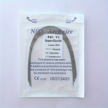 Ni-Ti Superelastic Archwire 014 Upper, 012 Lower - Ovoid Ref. S50212034, CE 0197 ISO13485 Certified