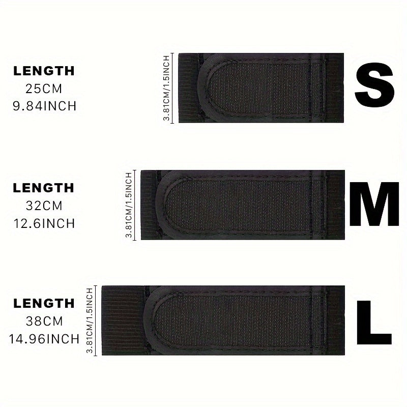 Men's No-Buckle Elastic Belt – Casual Nylon Waistband with Magic Tape Closure, One Size Fits Most