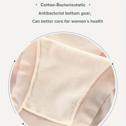 Women's Quick-Dry Silk Panties - Sexy, Breathable Lingerie for Spring and Summer | Monochromatic Design