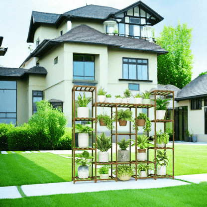 Large Indoor & Outdoor Plant Rack – Multi-Layered High Rack for Potted Plants, Hanging Pots & Tall Plants