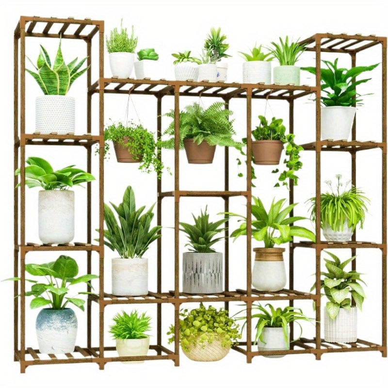 Large Indoor & Outdoor Plant Rack – Multi-Layered High Rack for Potted Plants, Hanging Pots & Tall Plants