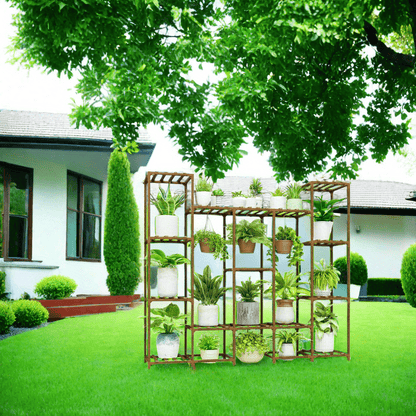 Large Indoor & Outdoor Plant Rack – Multi-Layered High Rack for Potted Plants, Hanging Pots & Tall Plants