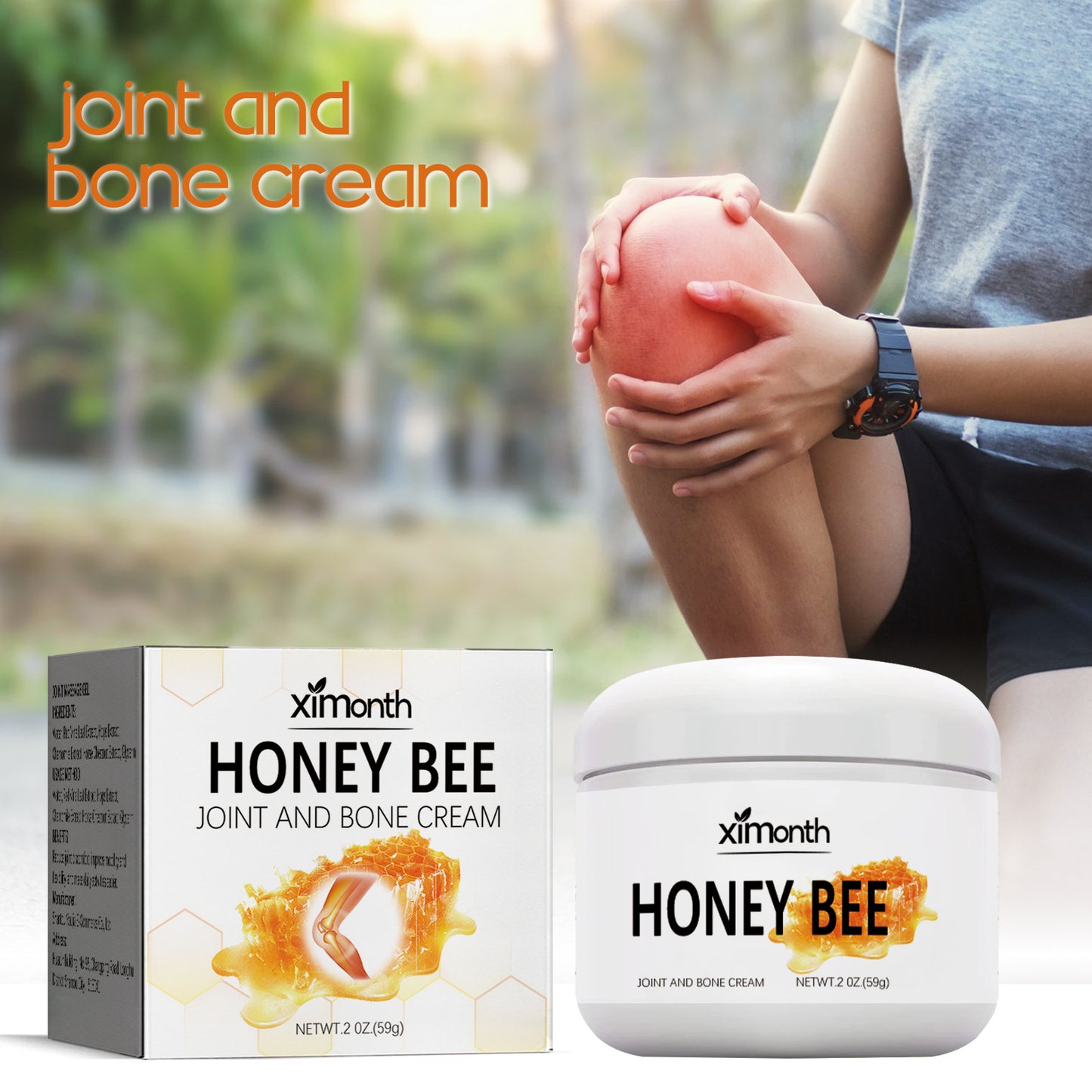 Bee Venom Cream – Natural Honey Bee Venom Gel for Joint Pain Relief (2 oz/59g)