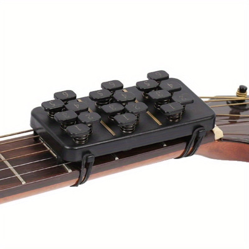 Portable 38-41" Folk Guitar Chord Trainer for Beginners - Acoustic Learning System with Easy Reference Chart & Travel Bag - Ideal for Self-Taught Musicians