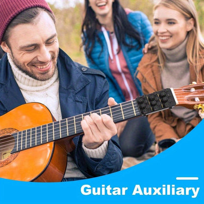 Portable 38-41" Folk Guitar Chord Trainer for Beginners - Acoustic Learning System with Easy Reference Chart & Travel Bag - Ideal for Self-Taught Musicians