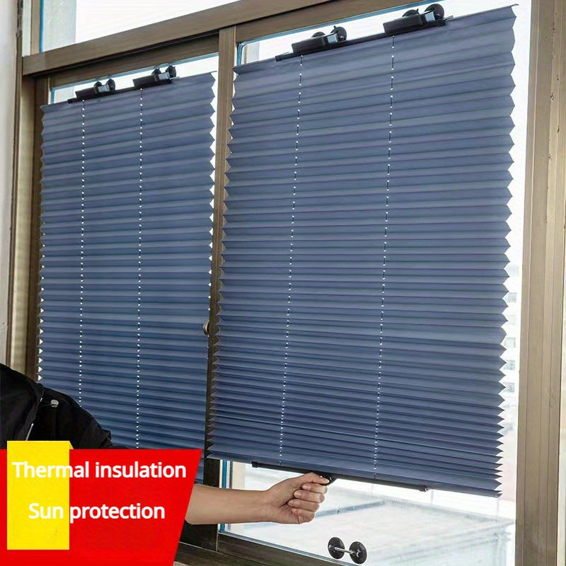 Car Rear Glass Sunshade – Retractable Folding Sunscreen for Heat Insulation, Auto Accessory