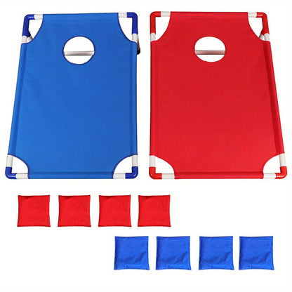 Portable Corn Hole Game Set - Outdoor Travel and Camping Game for Adults, Perfect for Halloween and Christmas Gifts