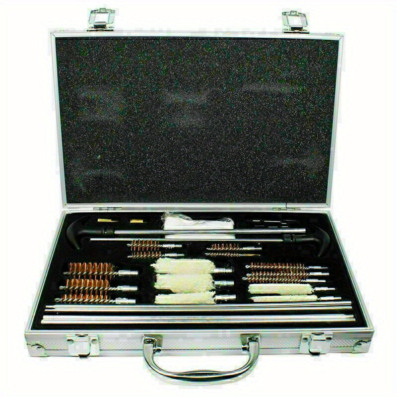 126 Piece Universal Gun Cleaning Kit for Pistol, Rifle, and Shotgun - Complete Set with Carrying Case