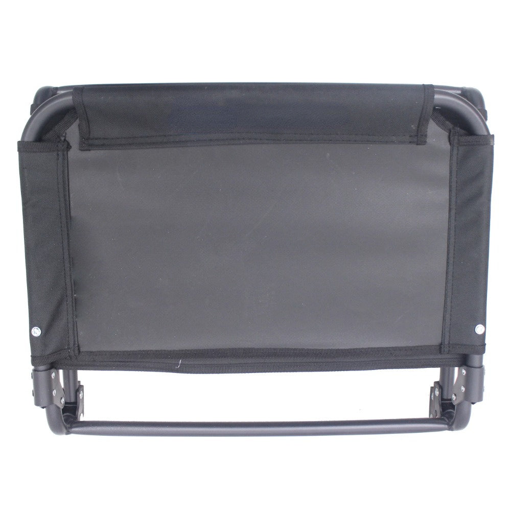 Extra Wide Stadium Seat with Hooks – Comfortable Black Seat for Sporting Events