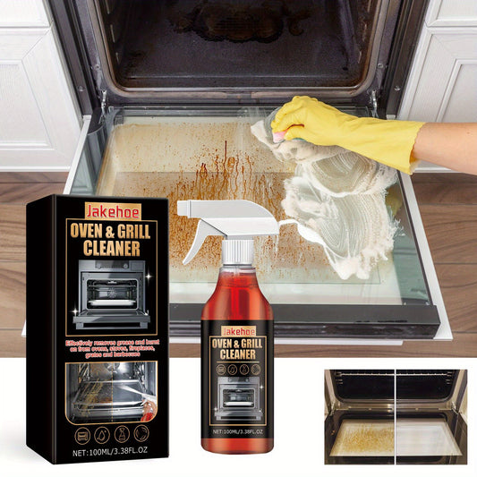 3.38oz Stovetop Oven Foam Cleaner - Grill Stain Remover, Deodorizer, and Degreaser