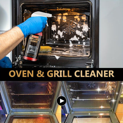 3.38oz Stovetop Oven Foam Cleaner - Grill Stain Remover, Deodorizer, and Degreaser