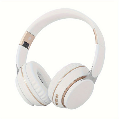 FG-07S Wireless Headphones - 5.0 Stereo Surround Sound, Closed-Back On-Ear Design with Condenser Microphone and Volume Control - Stylish Gift for All