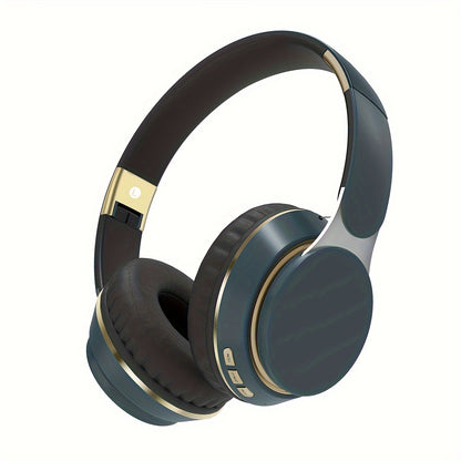 FG-07S Wireless Headphones - 5.0 Stereo Surround Sound, Closed-Back On-Ear Design with Condenser Microphone and Volume Control - Stylish Gift for All