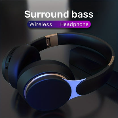 FG-07S Wireless Headphones - 5.0 Stereo Surround Sound, Closed-Back On-Ear Design with Condenser Microphone and Volume Control - Stylish Gift for All
