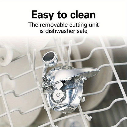Stainless Steel Can Opener - Multi-Purpose Tool Set for Kitchen Use