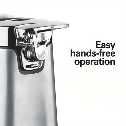 Stainless Steel Can Opener - Multi-Purpose Tool Set for Kitchen Use