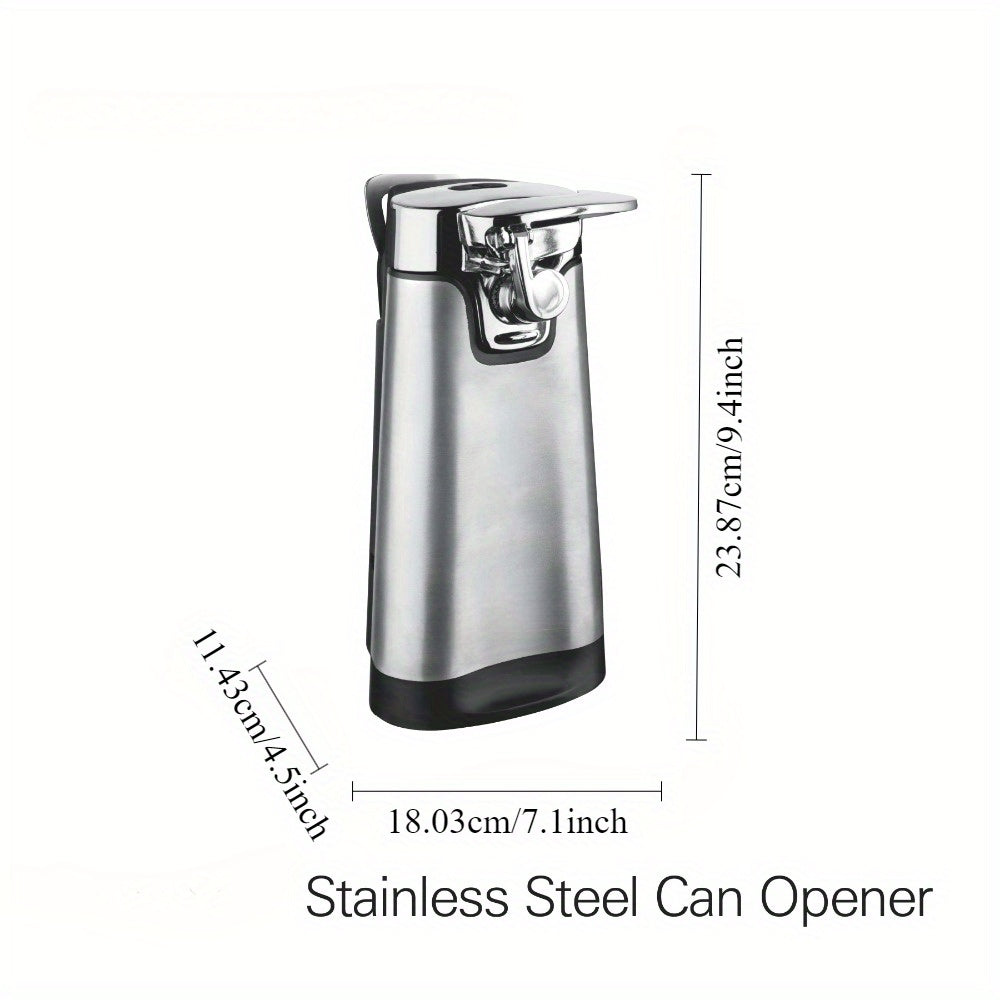 Stainless Steel Can Opener - Multi-Purpose Tool Set for Kitchen Use