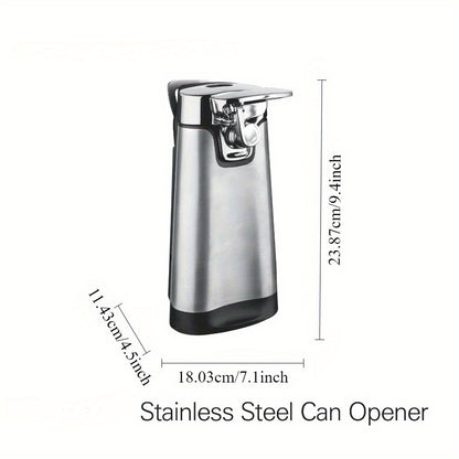 Stainless Steel Can Opener - Multi-Purpose Tool Set for Kitchen Use