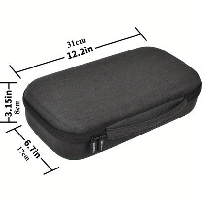 Adjustable Polarized Fashion Glasses Case - Large Capacity Travel Storage Bag for Men and Women, Compatible with Glapeame/Woodworm/CARFIA, Glasses Not Included