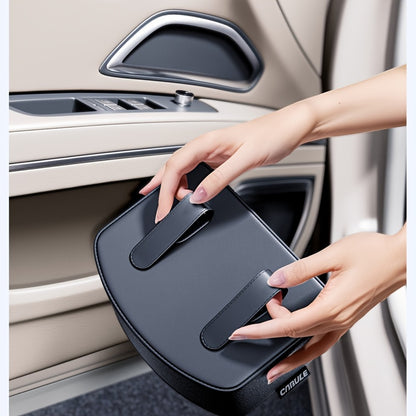 Multi-Functional Leather Vehicle Storage Organizer – Door Side Pocket and Phone Holder with Hanging Box for Easy Access and Storage Management