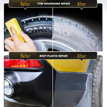 Premium Tire Shine & Protection Wax – Durable Gloss Enhancer & Anti-Aging Coating for Long-Lasting Shine
