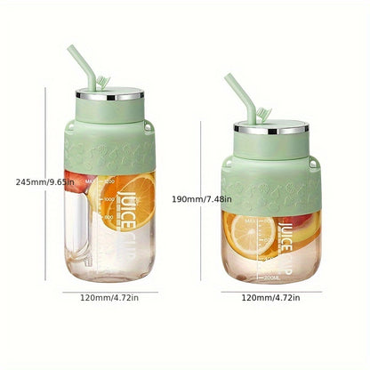 Wireless Portable Multifunctional Electric Juicer - Large Capacity Fruit Blender for Home | Rechargeable, Easy to Clean, BPA-Free | Includes Drinking Straw and Juice Cup