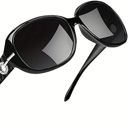 Polarized Women's Oval Sunglasses - Large Sun Shades for Drivers, Perfect for Summer Beach & Vacation Travel