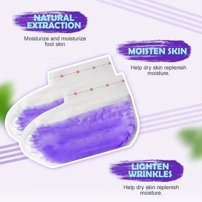 Revitalizing Paraffin Wax Foot Spa Booties - Intense Moisture Infusion, Soothing Scented, Disposable and Microwaveable | Premium Thermal Plastic Bags for Ultimate Foot Care