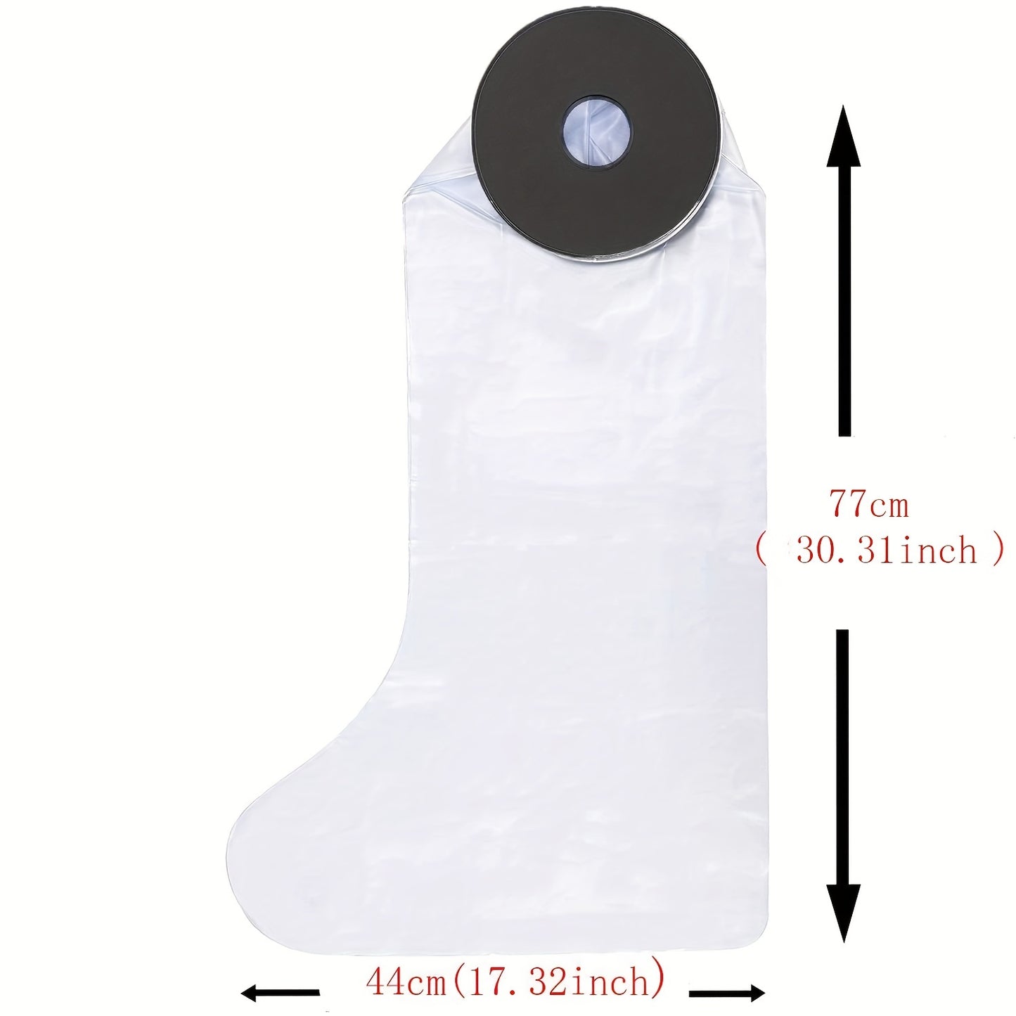 Waterproof TPU Leg Cast Protector – Reusable Shower Bandage for Broken Leg, Knee, Foot & Ankle, Durable & Flexible with Protective Ring, Formaldehyde-Free