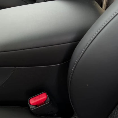 PU Leather Car Side Pocket Organizer - Universal Cell Phone and Sunglasses Holder for Seat Gap, Door, and Console Storage