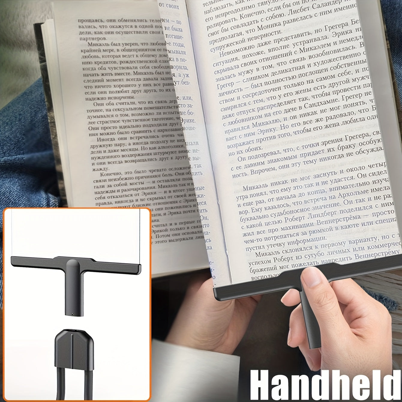 Flexible Gooseneck Full Page Magnifier - Hands-Free Reading, Repair, Sewing Aid for Seniors and Low Vision - Ergonomic Neck Wear Design for Comfortable Use