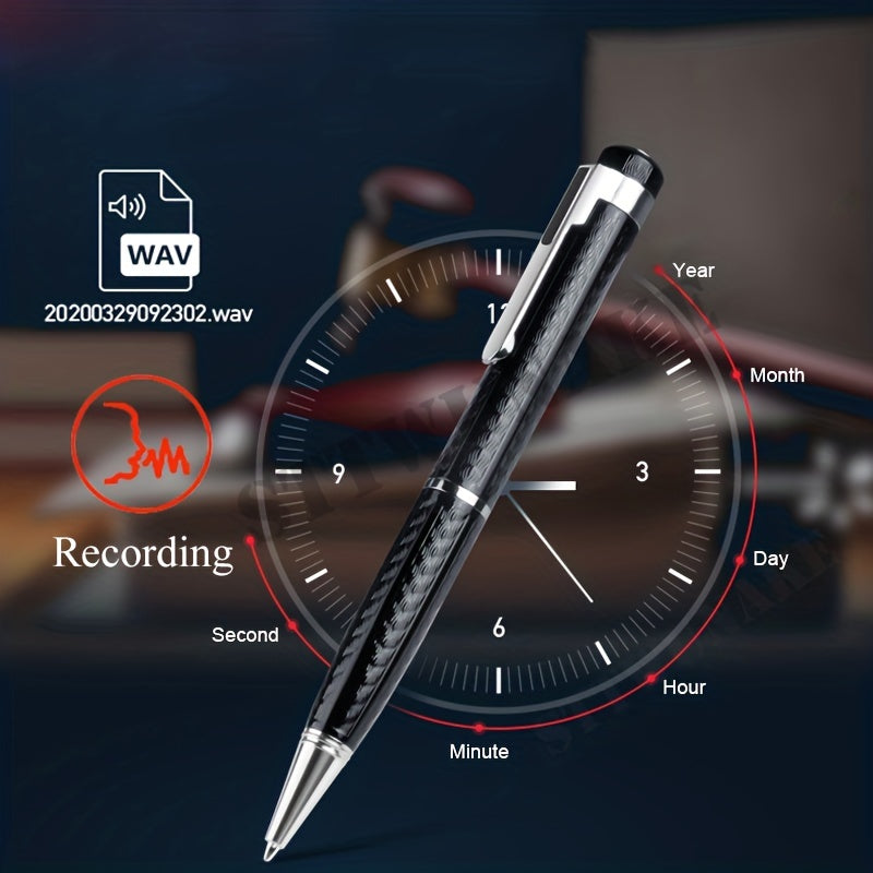 Business Office Recording Pen - HD Noise Reduction, Portable, Long Standby, Large Capacity Professional Recording Pen