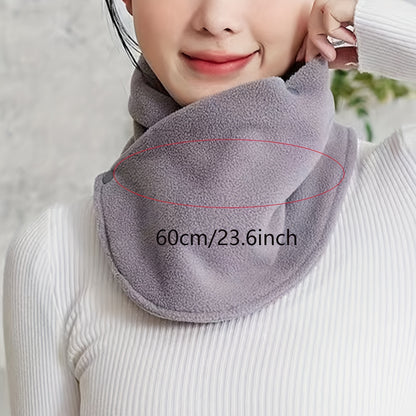 Classic Fleece Neck Gaiter – Warm Velvet Neck Cover for Winter, Windproof & Coldproof for Riding & Outdoor Use