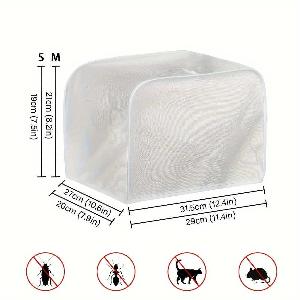 Coffee Pattern 2 Slice Toaster Cover - Dust Proof Kitchen Appliance Cover with Anti-Fingerprint Protection - Perfect Gift for Women