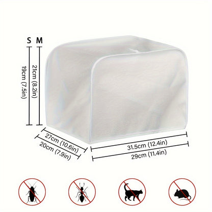 Coffee Pattern 2 Slice Toaster Cover - Dust Proof Kitchen Appliance Cover with Anti-Fingerprint Protection - Perfect Gift for Women