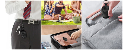 1400mAh Portable Wireless Charger & Power Bank — Magnetic Keychain Charging for Galaxy Watch 7/Ultra/6/5 Pro/4/3/Active 2