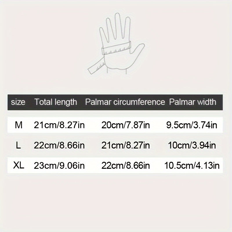 Winter Touchscreen Gloves - Windproof, Waterproof & Warm | Ideal for Cycling, Fishing, Running with Zip Closure & Knit Fabric