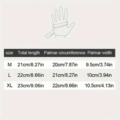 Winter Touchscreen Gloves - Windproof, Waterproof & Warm | Ideal for Cycling, Fishing, Running with Zip Closure & Knit Fabric