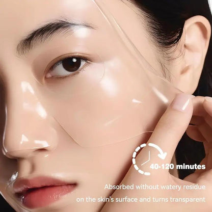 Deep Collagen Overnight Mask (Pack of 5) - Facial Sheet Masks with Low Molecular Weight Collagen | Elasticity, Firming, and Moisturizing