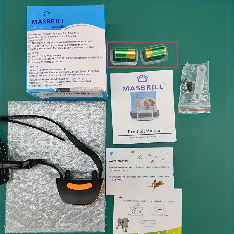 Anti-Bark Collar for Small and Medium Dogs - Gentle and Effective Solution for Excessive Barking
